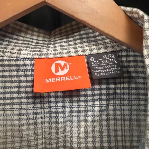 Merrell Green/Tan Check long sleeve | SIZE XL - Picture 7 of 7